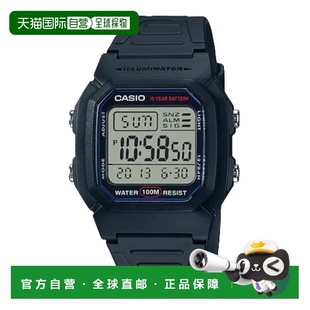 自营Casio Men's Water-Resistant Digital Watch with Black Str