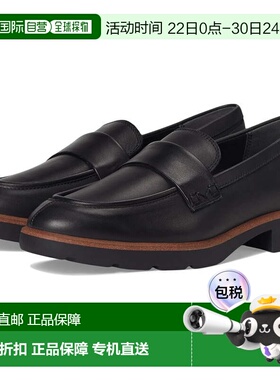 自营Vionic Cleo J5403L2001 Loafers Black Leather Comfort Sho