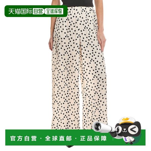 自营L'AGENCE Lillian Wide Leg Pant - white 美国奥莱直发女裤