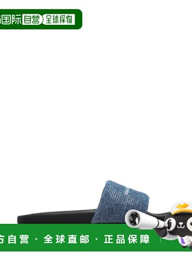 美国直邮ALEXANDER WANG - Women Denim Hotfix Pool Slide
