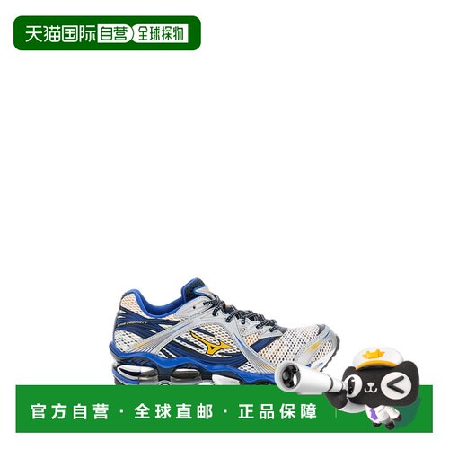 自营mizuno多色网眼Wave Prophecy运动鞋-蓝色 美国奥莱直发