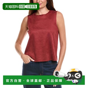 美国奥莱直发上衣女装 红色 Camuto坦克 自营Vince