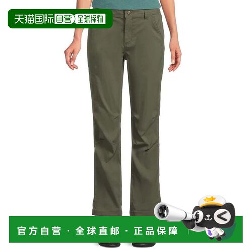 自营Women's Prana Stretch Zion Pants Spruce Green Straight L