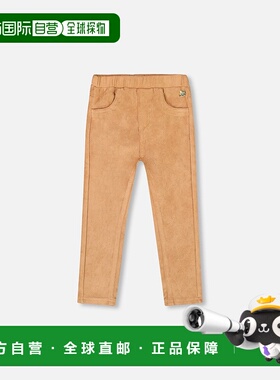 自营deux par deuxStretch Suede Treggings Light Pecan Brown -