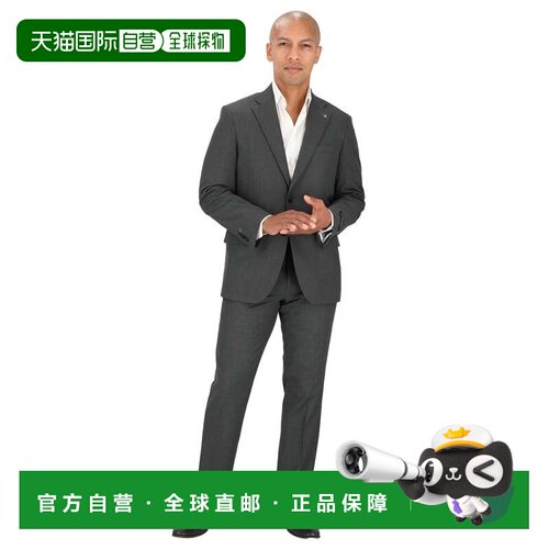 自营Scotch & Soda 男士炭灰色/海军蓝西装 - 炭灰色/海军蓝 美国