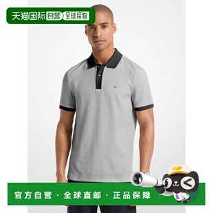 Cotton Stretch korsWaffle 美 Shirt black Polo 自营michael