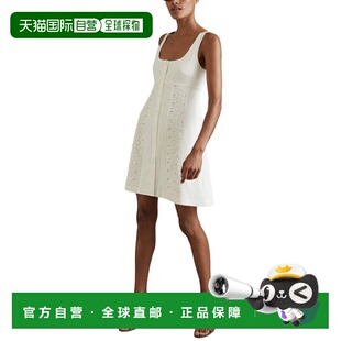 自营Reiss Dorothea Short Lace Linen Shift Dress - ivory 美国