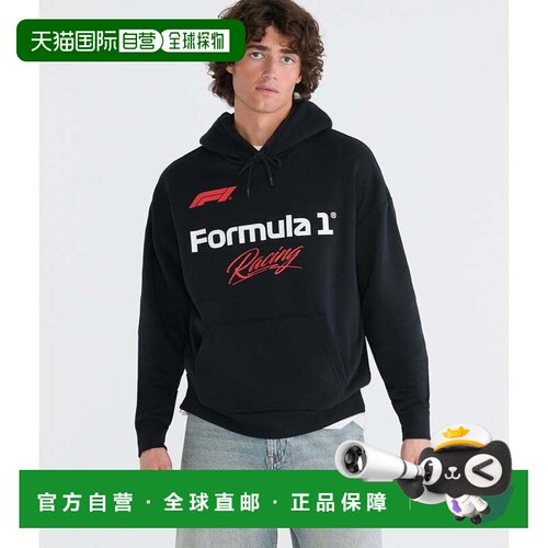 自营Aeropostale Formula 1 Racing Pullover Hoodie - black 1