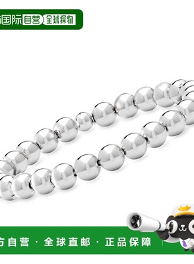 自营Ross-Simons Italian 8mm Sterling Silver Bead Stretch Bra