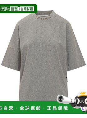 1h可退 香港直邮潮奢 Palm Angels 棕榈天使 女士 灰色 Curved Lo