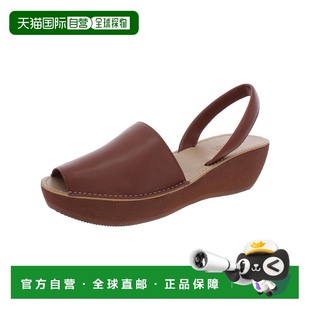 美国直邮 凉鞋 kenneth 女士 坡跟平底真皮 cole 1h可退