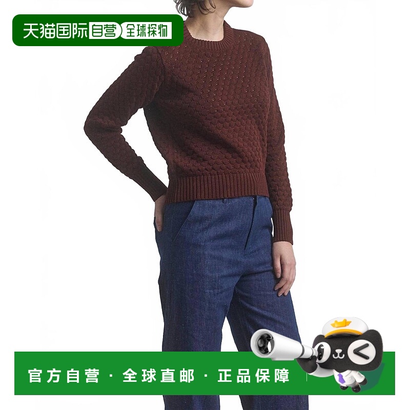 自营m.patmosDiana Crew Pullover In Berry - berry 美国奥莱直