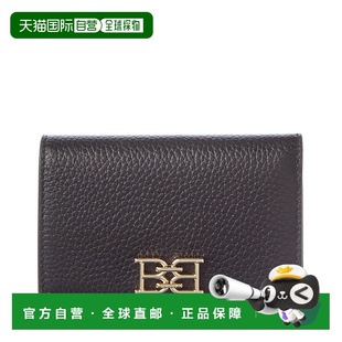 black 自营Bally Case Card 美国奥莱直发卡包 Leather