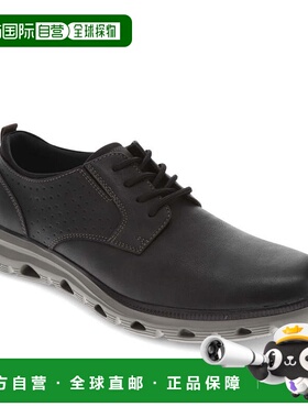 自营 Dockers男式芬利休闲系带牛津鞋-黑色/灰色 美国奥莱直发