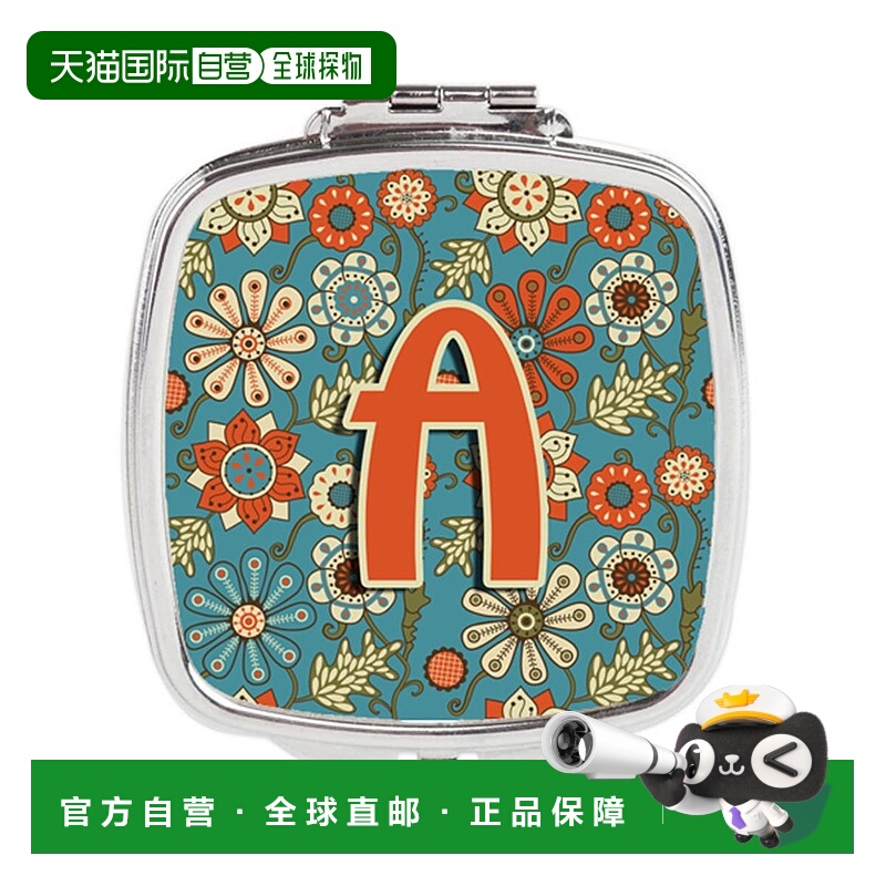 自营 Carolines Treasures CJ2012-ASCM Letter a Flowers 正品