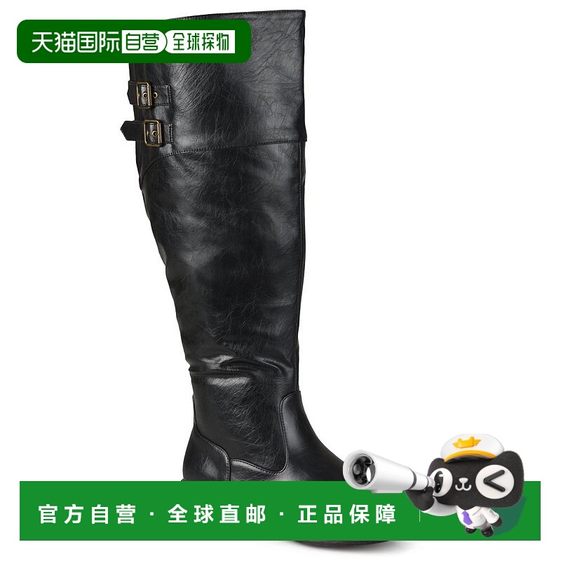 【美国直邮】Journee Collection 女士宽小腿 Tori 靴子 时尚优雅