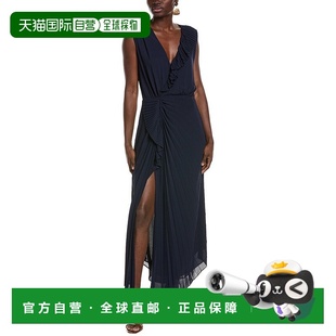 Ramy 蓝色 Brook 长裙 美国奥莱直发连衣裙 Poppy 自营