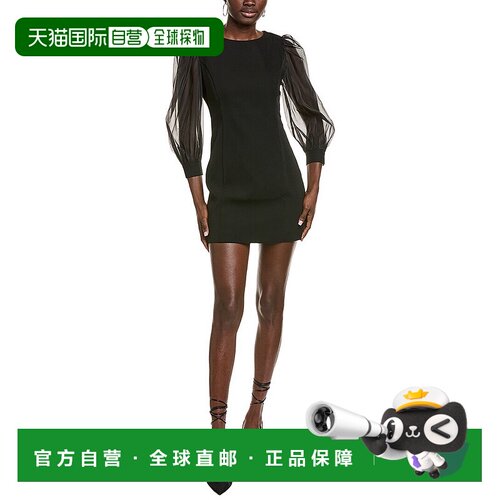 自营Endless Rose Organza Blouson Mini Dress - black 美国奥莱