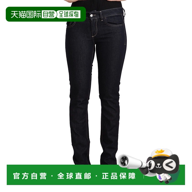 自营 GF Ferre时尚低腰紧身牛仔裤，永恒女式-黑色 美国奥莱直发
