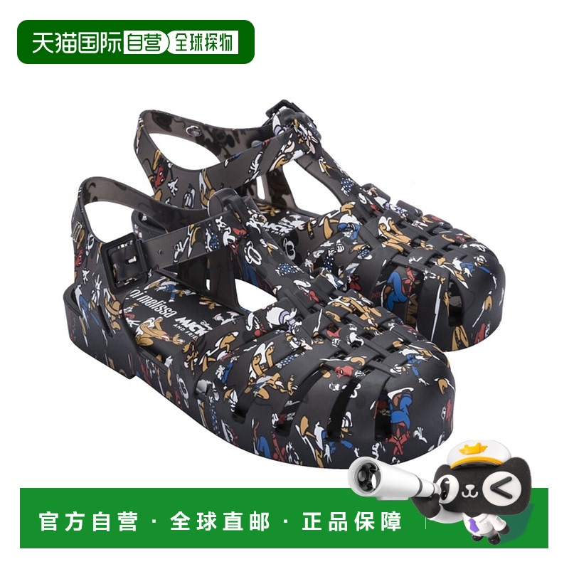 自营 Mini Melissa Mini Poss Print + Mickey & Friends 凉鞋 -