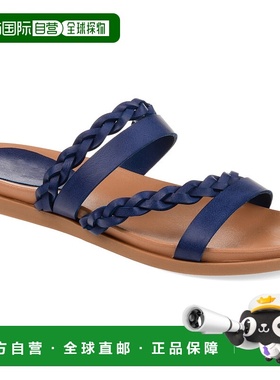 自营 Journee Collection 女士 Colette 凉鞋 - 蓝色 美国奥莱直