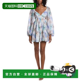 自营Bardot Jovie Babydoll Dress - blue 美国奥莱直发连衣裙
