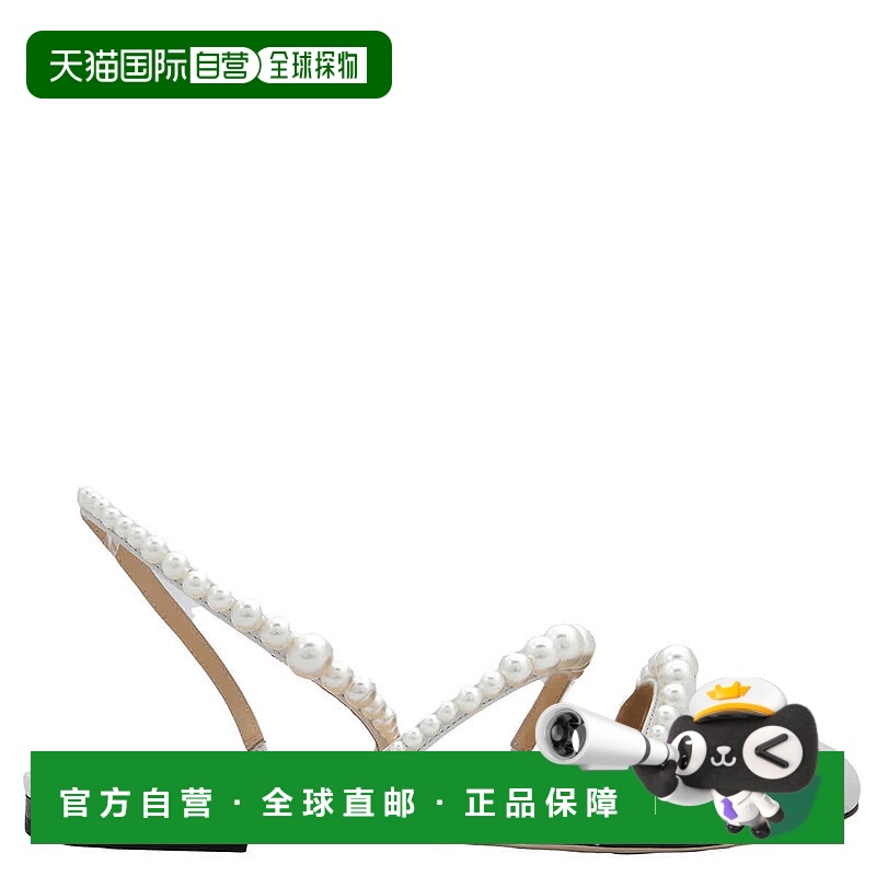 自营 mach & machMach&Mach珍珠饰Sirene Ballerina鞋-白色 美国