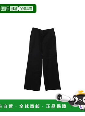 自营Adam Lippes Tailored Pants in Black Cotton - black 美国