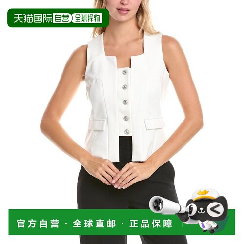 自营 Gracia Button West-白色 美国奥莱直发背心