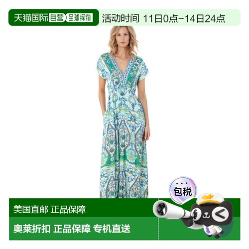 自营hale bobViette Maxi Dress - blue 美国奥莱直发连衣裙长裙