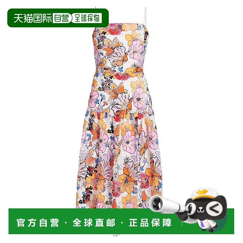 1h可退 【美国直邮】ungaro 女士 连衣裙抹胸蕾丝印花