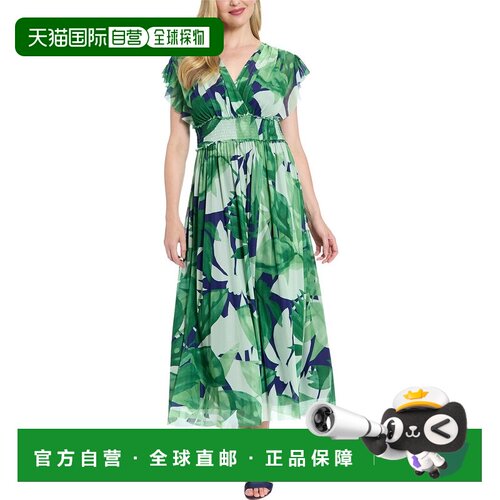 自营London Times Maxi Dress - blue 美国奥莱直发连衣裙