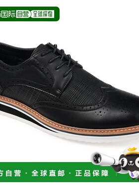 自营 vance co.Vance Warrick Wingtip德比-黑色 美国奥莱直发