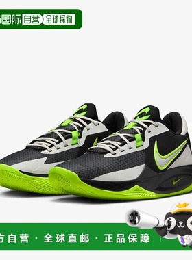 自营 Nike Precision 6 DD9535-009运动鞋男式黑色Volt人字形篮球