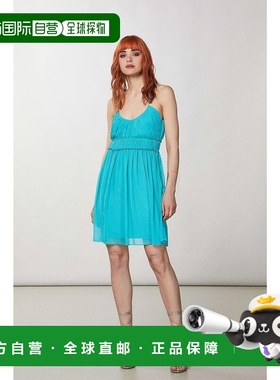自营Patrizia Pepe Polyester Casual Women's Dress - turquoise