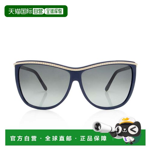 自营Chloe Chain Rectangular Sunglasses - blue 美国奥莱直发