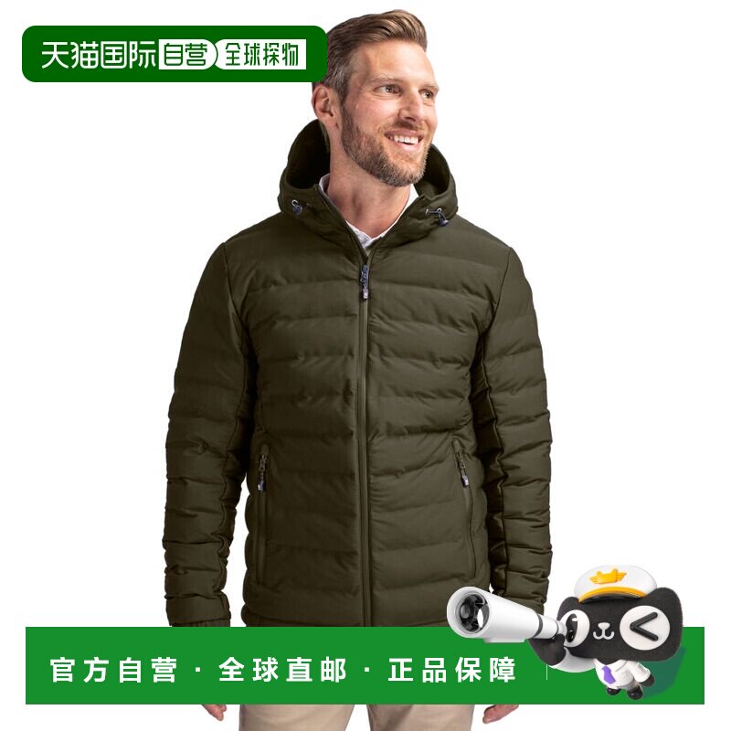 自营Cutter & Buck Mission Ridge Repreve Eco绝缘男式河豚夹克-