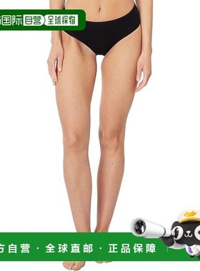 自营Hanro Ultralight Hi Cut Brief Panty Women's  Black Cotto