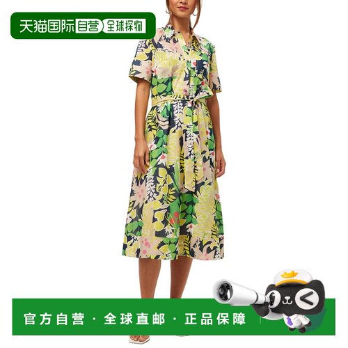自营Trina Turk Misola 2 Midi Dress - blue 美国奥莱直发