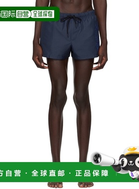 1h可退 香港直邮潮奢 versace 范思哲 男士 海军蓝 Cartouche 泳