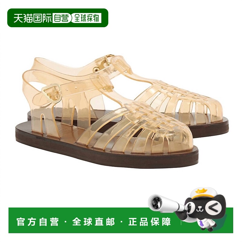 自营ancient greek sandals女式Homeria果冻透明焦糖凉鞋-透明焦