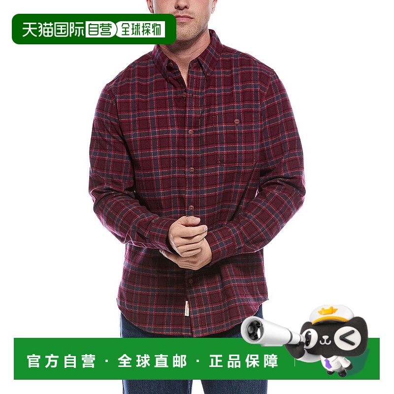 自营WEATHERPROOF VINTAGE Holiday Flannel Shirt - red 美国奥