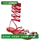 Kors 皮革凉鞋 Collection 自营Michael Jade Runway 红色 美国