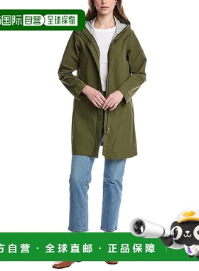 自营Save The Duck 长款雨衣 - 绿色 夹克外套【美国奥莱直发】