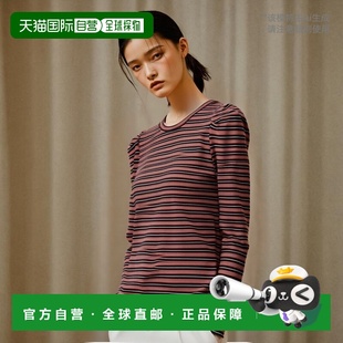 Lam女士毛衣圆领针织条纹套头女装 Derek 高 美国直邮 1h可退