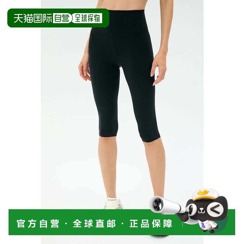 自营 splits59Airweight高腰16英寸黑色七分裤 美国奥莱直发
