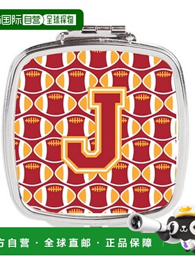 自营 Carolines Treasures CJ1070-JSCM 字母 J 足球红衣主正品