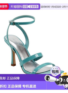 自营 Marc Fisher Deric女式美式10号蓝色脚踝带细高跟鞋KHD328-