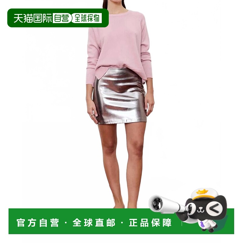 自营deluc粉红色秋海棠圆领毛衣 美国奥莱直发