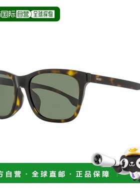 自营 Boss男式另类太阳镜B1555/O/F/s 086QT哈瓦那56mm-086QT 美